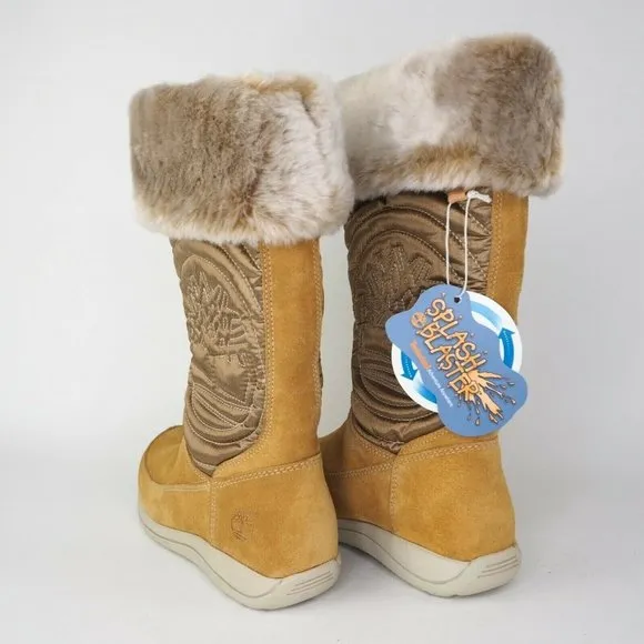 Timberland Holly Berry Tall Wheat Little Kids Boots Winter Leather