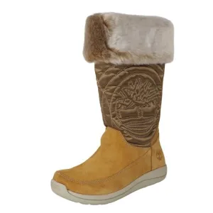Timberland Holly Berry Tall Wheat Little Kids Boots Winter Leather