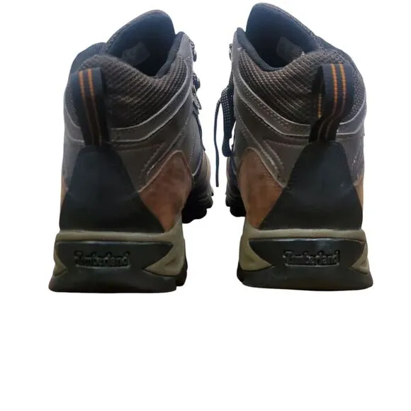 Timberland Mt Maddsen Waterproof Mid Hiking Boots Mens US 12 Brown 2730R Leather