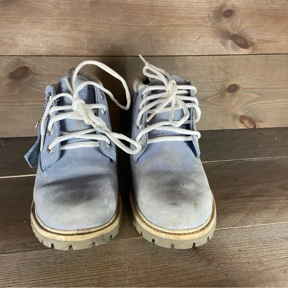 Timberland Nellie Womens size 7.5 shoes blue waterproof chukka boots