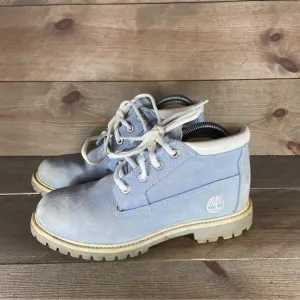 Timberland Nellie Womens size 7.5 shoes blue waterproof chukka boots