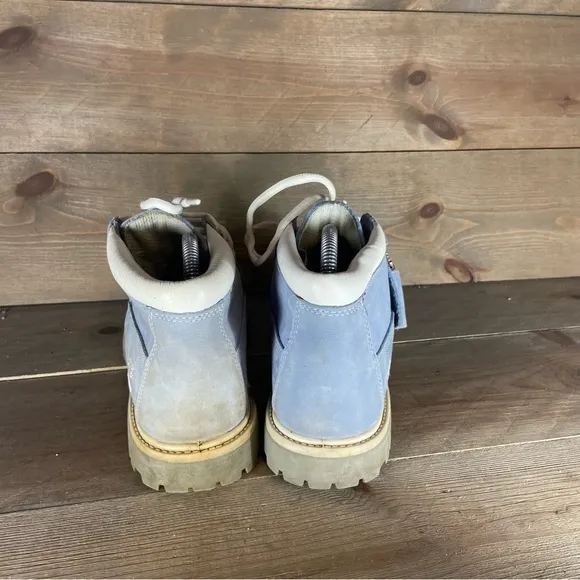 Timberland Nellie Womens size 7.5 shoes blue waterproof chukka boots