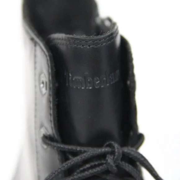 Timberland Sienna Lug Sole Boots New Women Black Leather 9.5