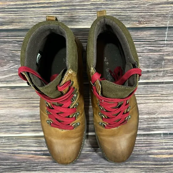 Timberland Women's Ellendale Water Resistant Brown‎ Leather Boots