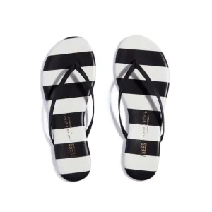 TKEES x Alice Olivia Lily in Positano Stripe Flip Flops Sandals Womens 7