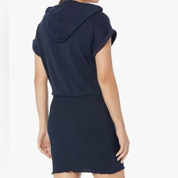 Tommy Hilfiger Women's French Terry Short Sleeves Hoodie Sneaker Dress SZ M NWT