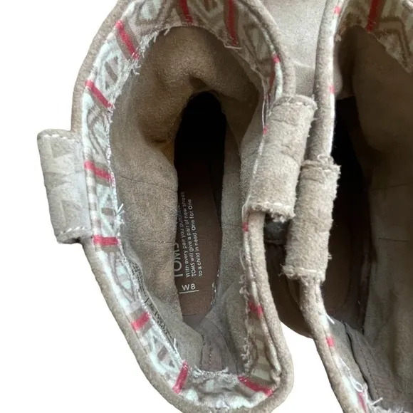 Toms Amphora Burnished Suede Boots