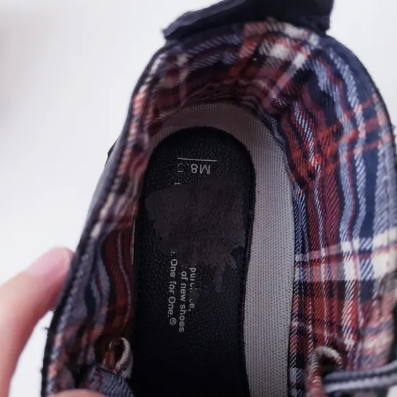 Toms Black Leather Lace-up Boots