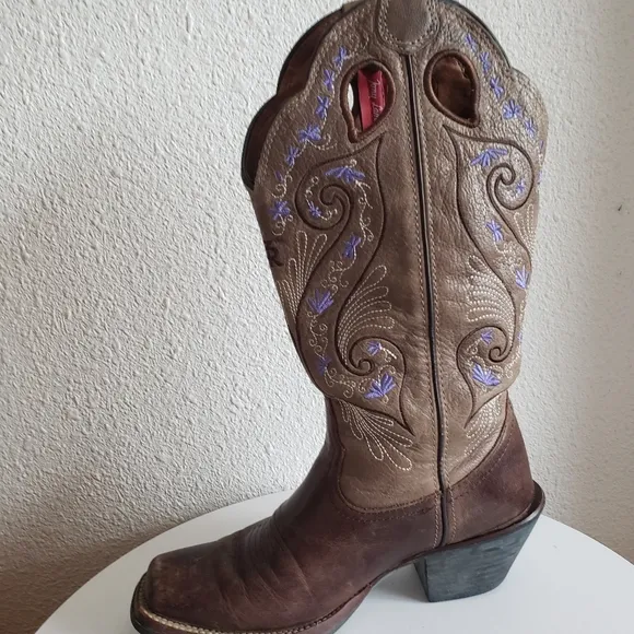 Tony Lama Western Cowboy Rodeo Boots