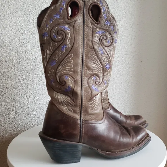 Tony Lama Western Cowboy Rodeo Boots