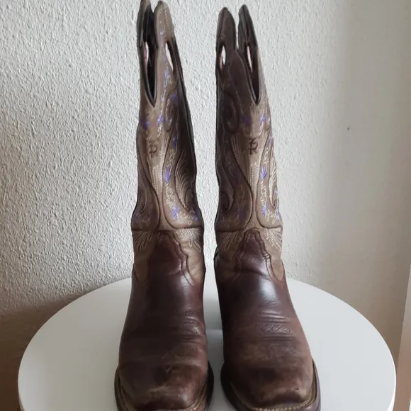 Tony Lama Western Cowboy Rodeo Boots