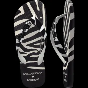 Top Havaianas Dolce&amp;Gabbana Flip Flops Trendy 2024 Zebra sandals