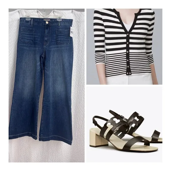 Tory Burch Black Sandals NWT
