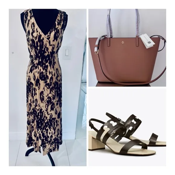 Tory Burch Black Sandals NWT