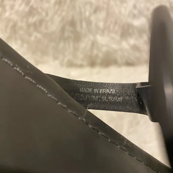Tory Burch Grey Miller Flip Flops Leather Sandals