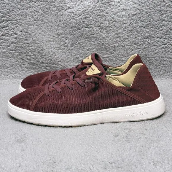Tropicfeel Cala Mens Size 9 Travel Shoes Sneakers Water-Friendly Red