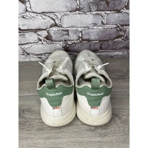 TropicFeel Geyser Litli HDry White Gray Mesh Leather Shoes Men’s Sz 11M US/45EU