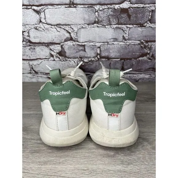 TropicFeel Geyser Litli HDry White Gray Mesh Leather Shoes Men’s Sz 11M US/45EU