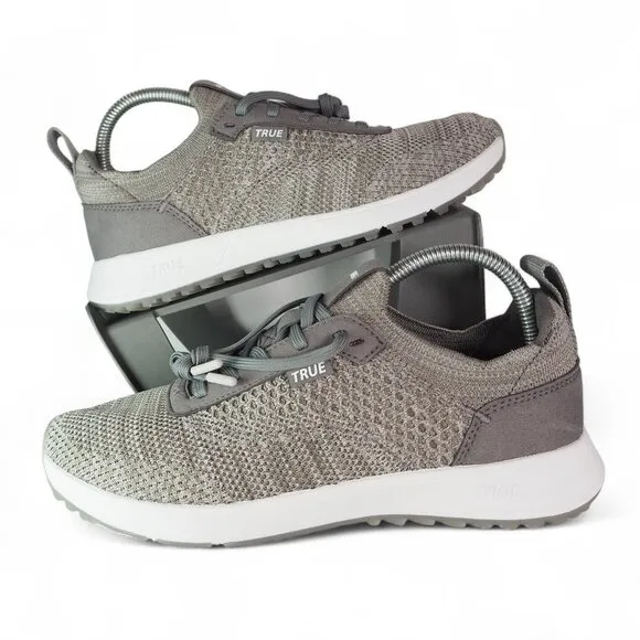 TRUE Linkswear All Day Knit 3 Spikeless Breathable Golf &quot;Legend Grey&quot; M8.5 W10