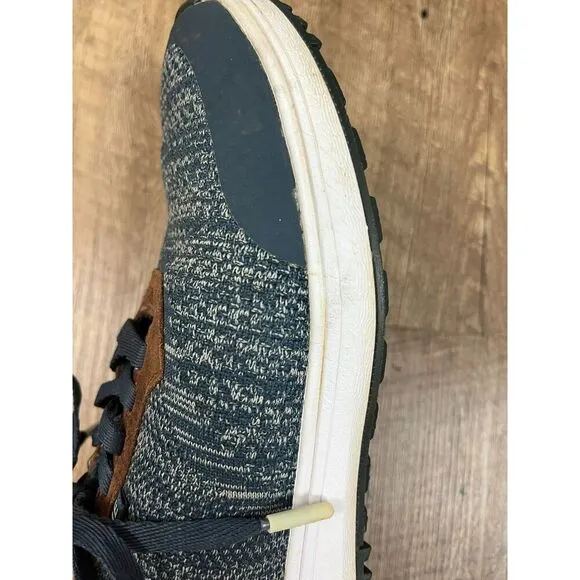 True Linkswear LUX Knit Heathered Blue Golf Shoes Breathable Men's 8 No Insole