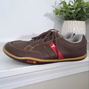 True Linkswear Men's Golf Shoes P1 Phoenix Brown Leather Athletic Size 8.5
