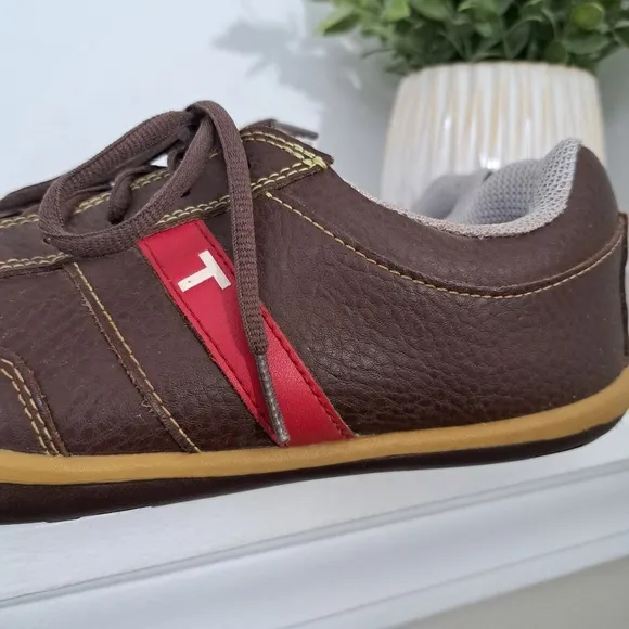 True Linkswear Men's Golf Shoes P1 Phoenix Brown Leather Athletic Size 8.5