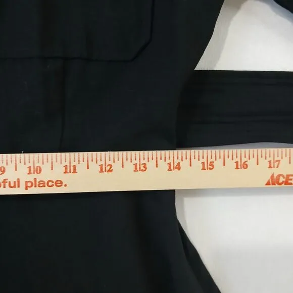 Tuckernuck Black Lucienne Maxi Dress Small Prescott Black Short Sleeve Belted