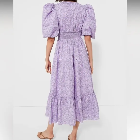 Tuckernuck HYACINTH HOUSE Lilac and Blush Icon Floral Lindley Dress size xxs NWT
