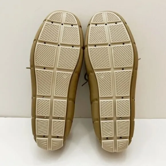 TUCKET | men’s Khaki &amp; Vanilla Deck Shoe./The Gilller. Size: 10