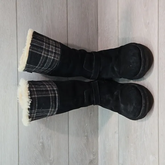 Ugg Australia Women 3286 Tall Leather Sheepskin Boots sz 6
