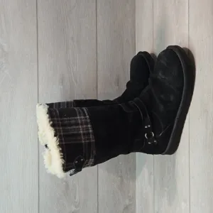 Ugg Australia Women 3286 Tall Leather Sheepskin Boots sz 6