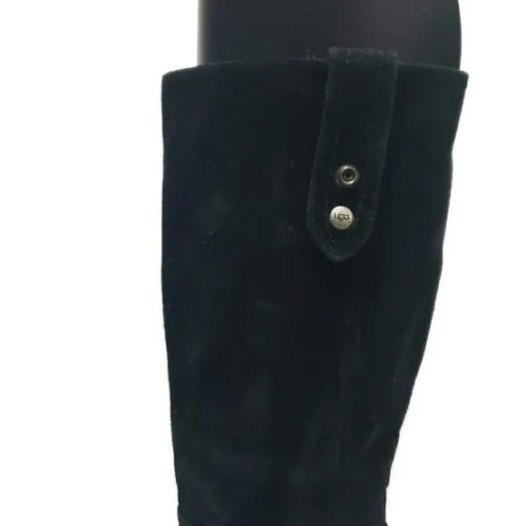 UGG Australian Black Suede Josie Women's Boots