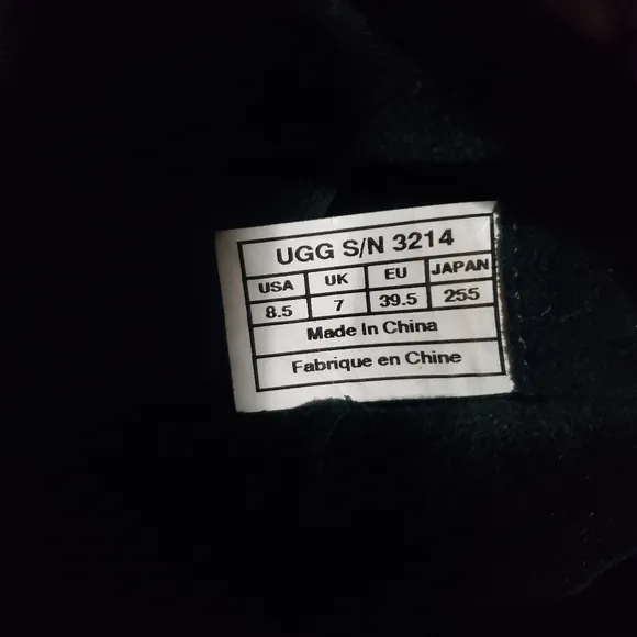 UGG Australian Black Suede Josie Women's Boots
