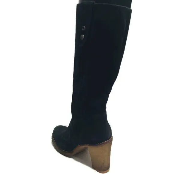 UGG Australian Black Suede Josie Women's Boots