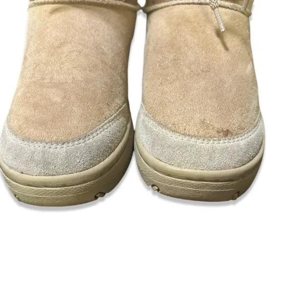 UGG Australian made Ultimate Tall Fold over suede &amp; sheep skin lined calf boots