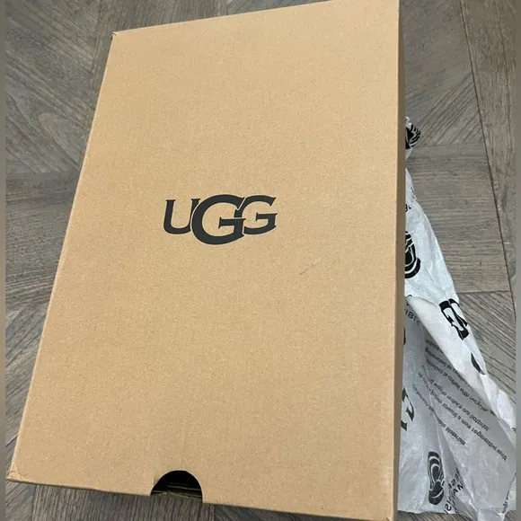 UGG Black Platform Sandals with Chunky Design