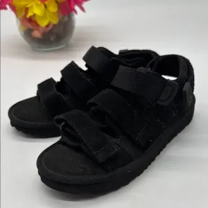 UGG Black Sandals with Adjustable Straps and Cushioned Sole Size 13 BSN7687A