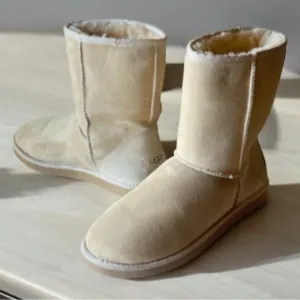 UGG Classic Short Matching Suede Water Repellent Genuine Leather Suede Boots 7