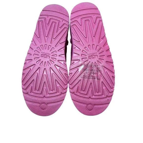 UGG Classic Short Sparkles Boots - Fuchsia - Size 6 - NIB