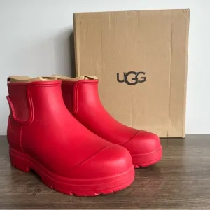 Ugg Droplet Waterproof Samba Red Women's Boot Size 9 #B1587