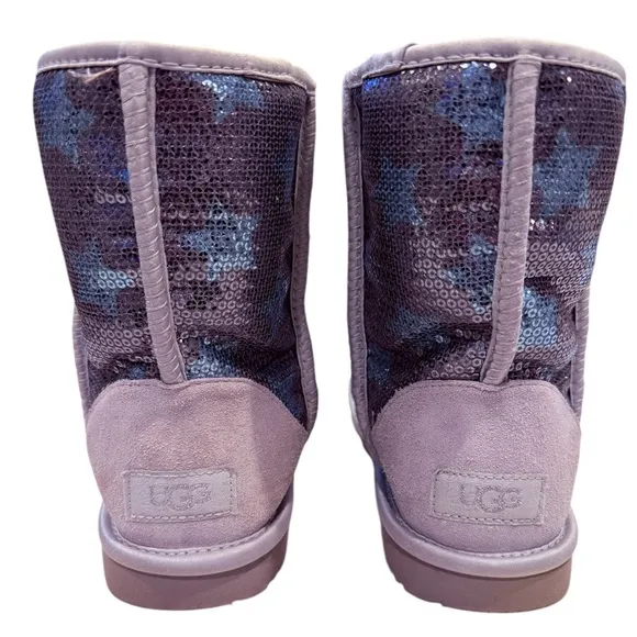 UGG Kids Boots with Blue Star Pattern