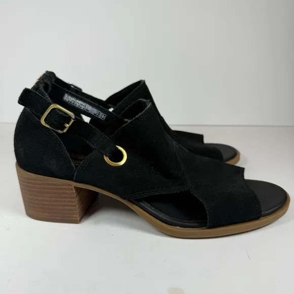 UGG Koolaburra Black Sandals with Crossover Straps Women’s Size 9