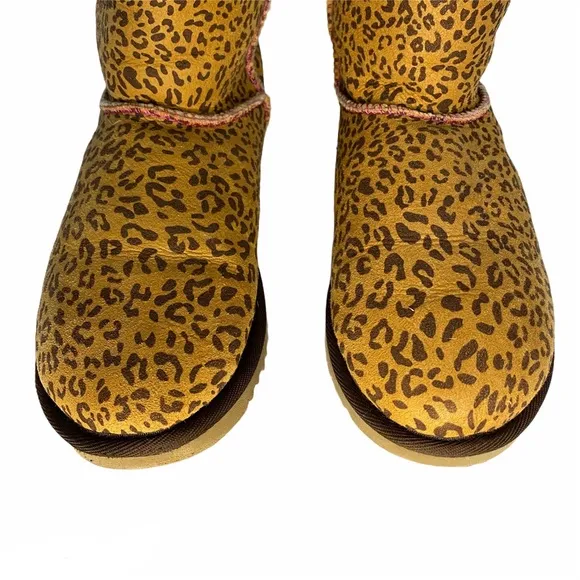 Ugg Leopard Print Classic Short Boots
