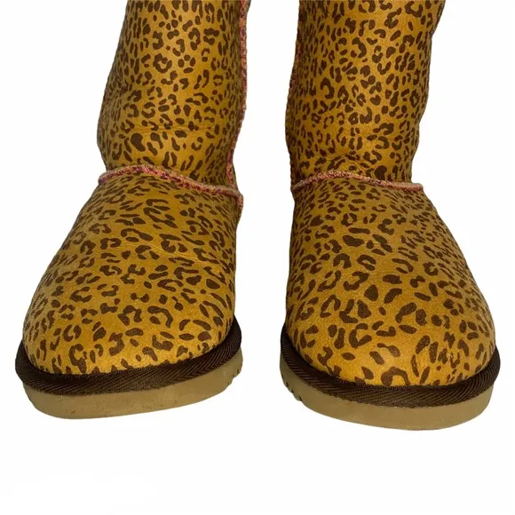 Ugg Leopard Print Classic Short Boots
