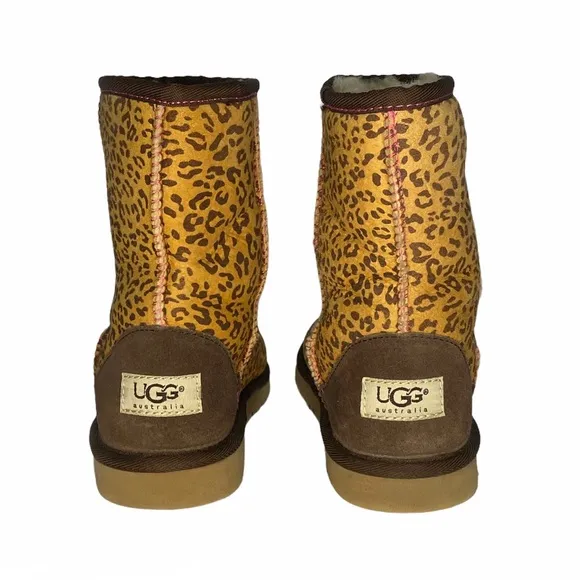 Ugg Leopard Print Classic Short Boots