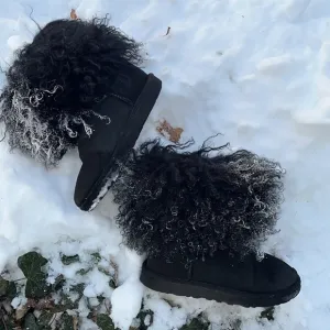 Ugg Mongolian Sheepskin Short Boots 6