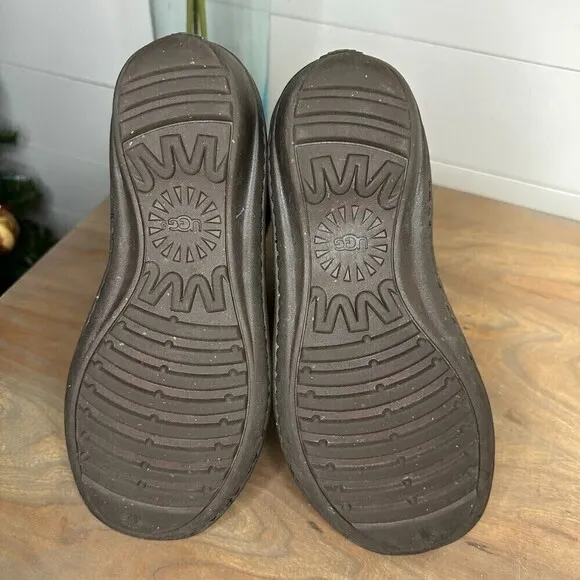 Ugg Neevah Short Boots Women's Black Round Toe Size 6