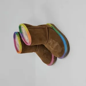 UGG Rainbow Infant Chesnut Short Boots Size 7