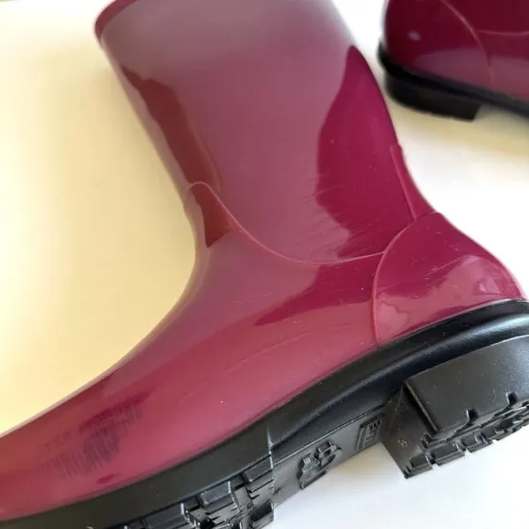 Ugg Shaye Purple Tall Rubber Rain Boots
