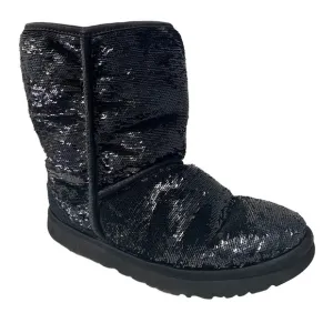 Ugg Short Cosmos Sequin Boots Size 8